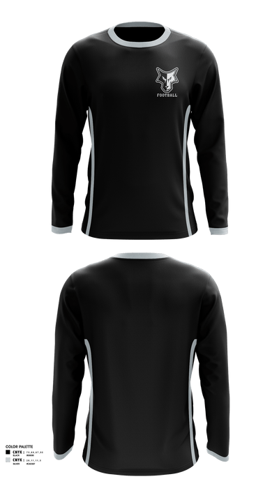 Waverly-South Shore Coyotes 23769513 Long Sleeve Performance Shirt - 1