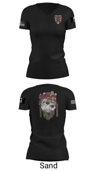 359th ICTC 57299121 Women's Short Sleeve V-neck Shirt - 24