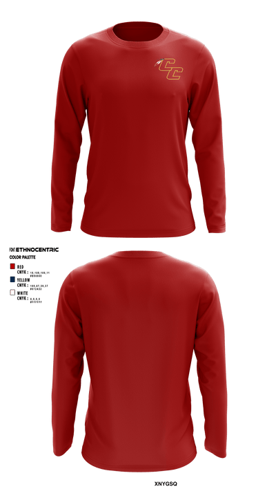 Copperas Chiefs 93621258 Long Sleeve Performance Shirt - 13
