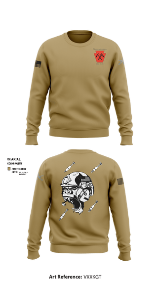 Crew Neck Sweatshirt, , National Guard, Teamtime, Team time, sublimation, custom sports apparel, team uniforms, spirit wear, spiritwear, sports uniforms, custom shirts, team store, custom team store, fundraiser sports, apparel fundraiser