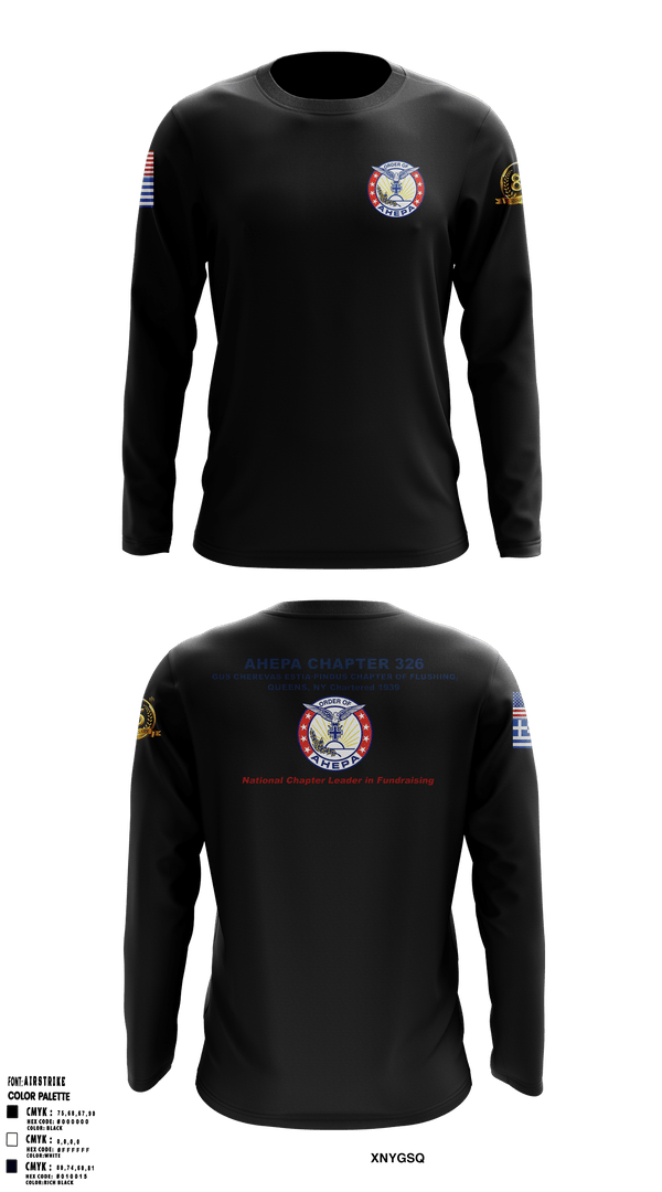 Long Sleeve Performance Shirt, AHEPA, , Teamtime, Team time, sublimation, custom sports apparel, team uniforms, spirit wear, spiritwear, sports uniforms, custom shirts, team store, custom team store, fundraiser sports, apparel fundraiser