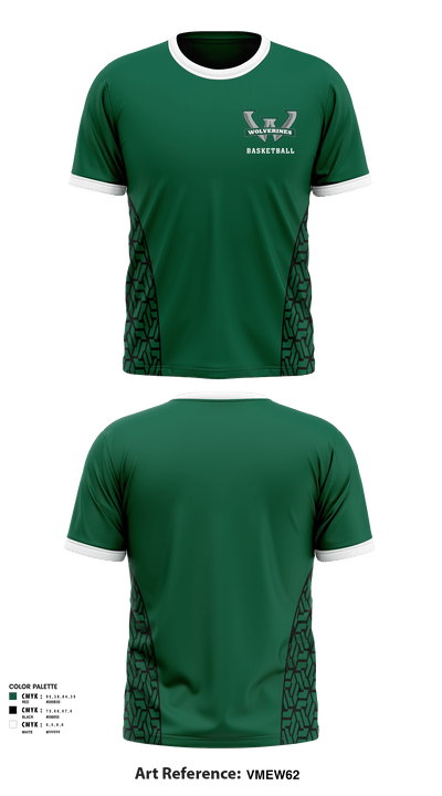 Woodland High School 16515476 Short Sleeve Performance Shirt - 1