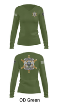 Jackson County Sheriff's Department Criminal Investigations 68509731 Women's Long Sleeve V-neck Shirt - 40