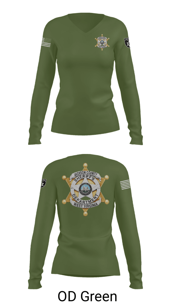 Women's Long Sleeve Vneck Shirt, , Police, Teamtime, Team time, sublimation, custom sports apparel, team uniforms, spirit wear, spiritwear, sports uniforms, custom shirts, team store, custom team store, fundraiser sports, apparel fundraiser
