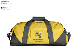 Duffle Bag, East Central High School Basketball, Women's Basketball, Teamtime, Team time, sublimation, custom sports apparel, team uniforms, spirit wear, spiritwear, sports uniforms, custom shirts, team store, custom team store, fundraiser sports, apparel fundraiser