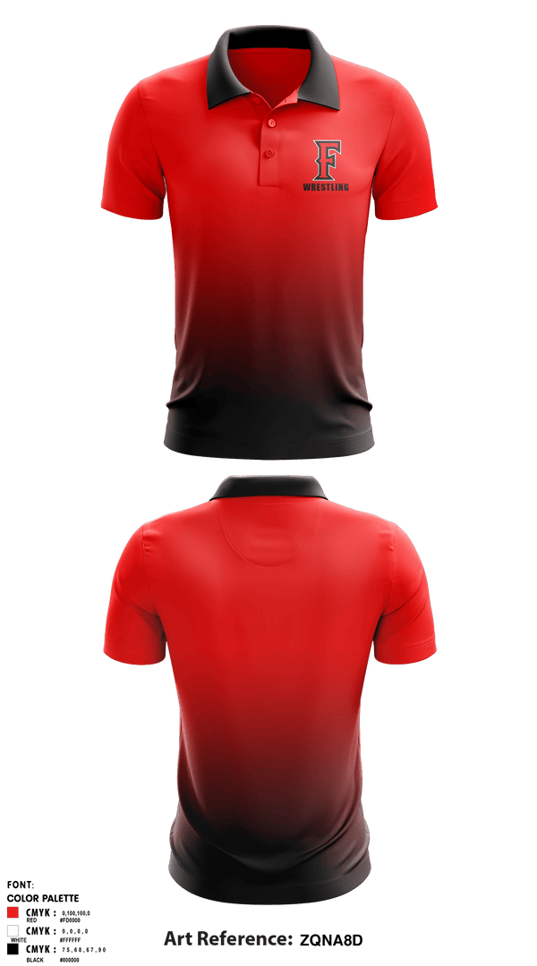 Short Sleeve Performance Polo, Frontier Senior High School Wrestling, Wrestling, Teamtime, Team time, sublimation, custom sports apparel, team uniforms, spirit wear, spiritwear, sports uniforms, custom shirts, team store, custom team store, fundraiser sports, apparel fundraiser
