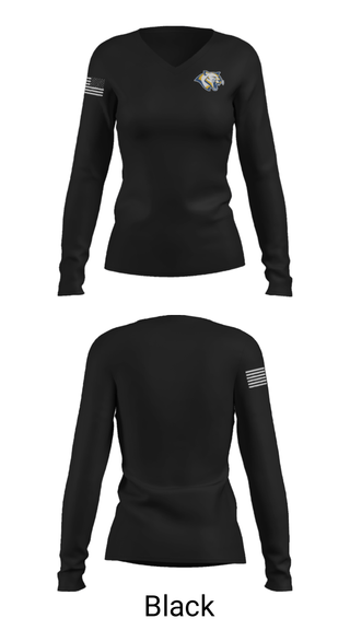 Women's Long Sleeve Vneck Shirt, Santa Maria High School Soccer, Men's Soccer, Teamtime, Team time, sublimation, custom sports apparel, team uniforms, spirit wear, spiritwear, sports uniforms, custom shirts, team store, custom team store, fundraiser sports, apparel fundraiser