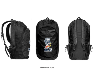 Gear Bag, New Martinsville Junior Sports, Men's Basketball, Teamtime, Team time, sublimation, custom sports apparel, team uniforms, spirit wear, spiritwear, sports uniforms, custom shirts, team store, custom team store, fundraiser sports, apparel fundraiser