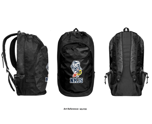 Gear Bag, New Martinsville Junior Sports, Men's Basketball, Teamtime, Team time, sublimation, custom sports apparel, team uniforms, spirit wear, spiritwear, sports uniforms, custom shirts, team store, custom team store, fundraiser sports, apparel fundraiser