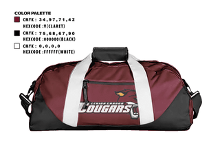 Duffle Bag, Lehigh Carbon Community College, Spirit Store, Teamtime, Team time, sublimation, custom sports apparel, team uniforms, spirit wear, spiritwear, sports uniforms, custom shirts, team store, custom team store, fundraiser sports, apparel fundraiser