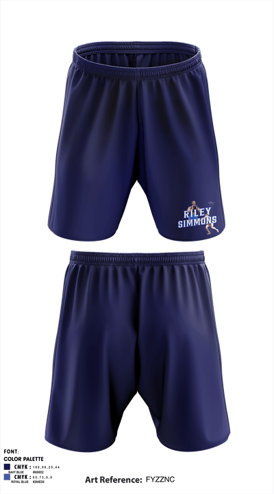 Riley Simmons PowerNIL 8496395 Athletic Shorts With Pockets - 2