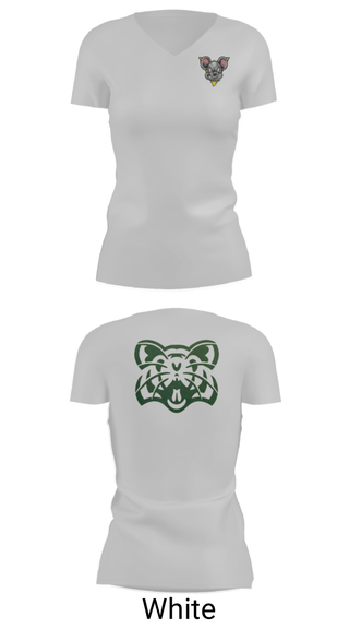 Women's Short Sleeve Vneck Shirt, Huron High School Golf, Golf, Teamtime, Team time, sublimation, custom sports apparel, team uniforms, spirit wear, spiritwear, sports uniforms, custom shirts, team store, custom team store, fundraiser sports, apparel fundraiser