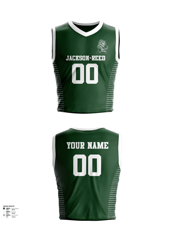 Womens Basketball Jersey, Jackson-Reed High School Basketball, Women's Basketball, Teamtime, Team time, sublimation, custom sports apparel, team uniforms, spirit wear, spiritwear, sports uniforms, custom shirts, team store, custom team store, fundraiser sports, apparel fundraiser