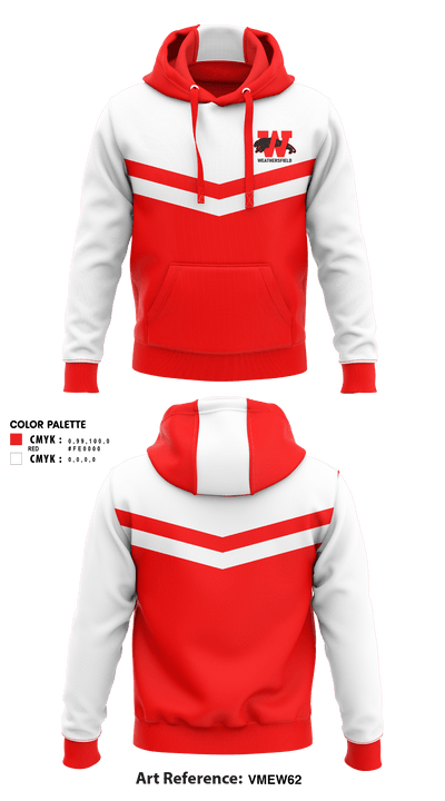 Weathersfield Middle School Cheer 54500777 Hoodie - 1