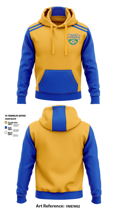 Team Chicago Soccer Club 47278259 Hoodie - 1