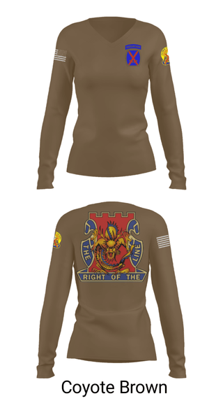 Women's Long Sleeve Vneck Shirt, , Army, Teamtime, Team time, sublimation, custom sports apparel, team uniforms, spirit wear, spiritwear, sports uniforms, custom shirts, team store, custom team store, fundraiser sports, apparel fundraiser