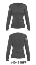 Lakewood Ranch High School Golf 70428177 Women's Long Sleeve V-neck Shirt - 36
