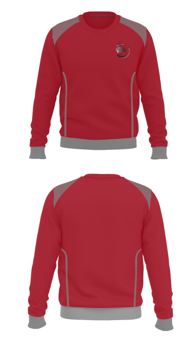 Plymouth High School Soccer 9751391 Crew Neck Sweatshirt - 5