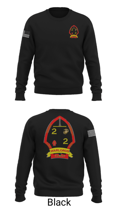2nd battalion 2nd marines 57428370 Crew Neck Sweatshirt - 9