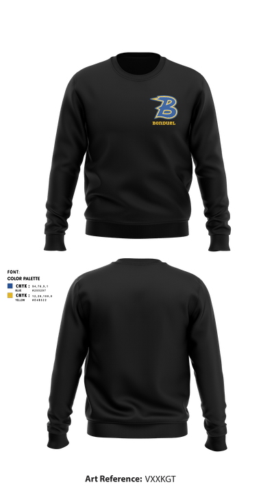 Bonduel Youth Softball League 22083727 Crew Neck Sweatshirt - 1