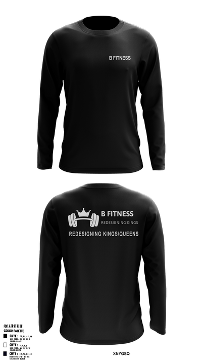 BFitnessBFitness 7718211 Long Sleeve Performance Shirt - 1