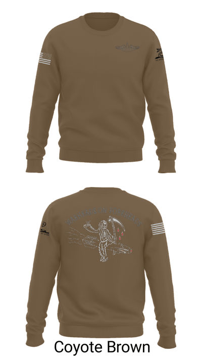 USS Florida Blue FT 52115851 Crew Neck Sweatshirt - 10