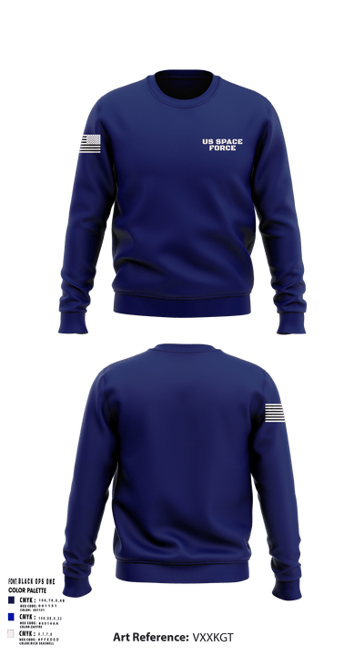 US Space force 57592305 Crew Neck Sweatshirt - 1