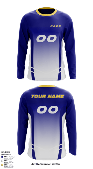 Long Sleeve Performance Shirt, PACE, Men's Volleyball, Teamtime, Team time, sublimation, custom sports apparel, team uniforms, spirit wear, spiritwear, sports uniforms, custom shirts, team store, custom team store, fundraiser sports, apparel fundraiser