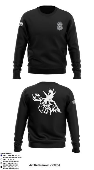 Crew Neck Sweatshirt, , Police, Teamtime, Team time, sublimation, custom sports apparel, team uniforms, spirit wear, spiritwear, sports uniforms, custom shirts, team store, custom team store, fundraiser sports, apparel fundraiser