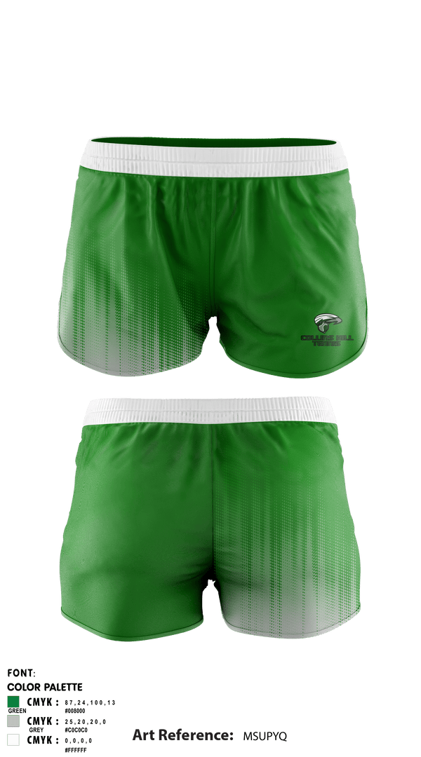 Women's Shorts, Collins Hill High School Tennis, Tennis, Teamtime, Team time, sublimation, custom sports apparel, team uniforms, spirit wear, spiritwear, sports uniforms, custom shirts, team store, custom team store, fundraiser sports, apparel fundraiser