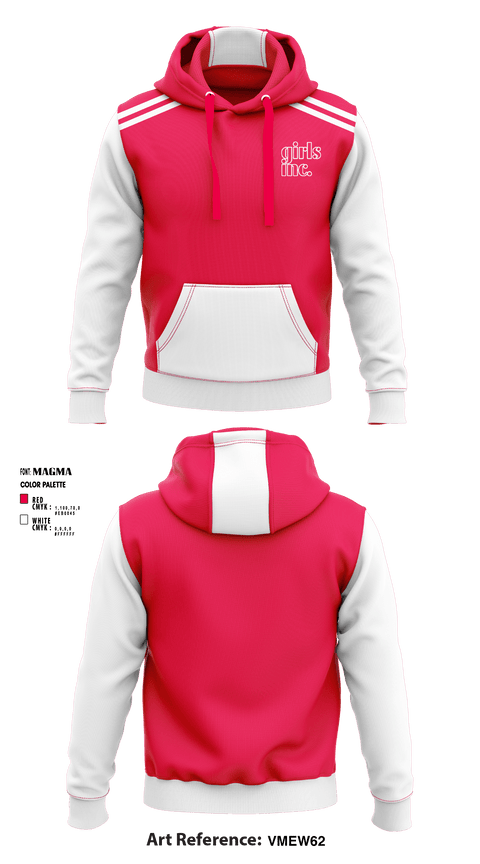 Hoodie, Girls Inc. Camp, Spirit Store, Teamtime, Team time, sublimation, custom sports apparel, team uniforms, spirit wear, spiritwear, sports uniforms, custom shirts, team store, custom team store, fundraiser sports, apparel fundraiser