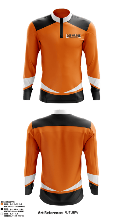 Los Gatos High School Field Hockey 91906499 Quarter Zip Jacket - 1
