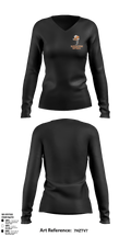 Elizabethton High School Softball 64770584 Women's Long Sleeve V-neck Shirt - 32