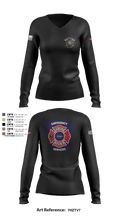 DOW 21954801 Women's Long Sleeve V-neck Shirt - 1