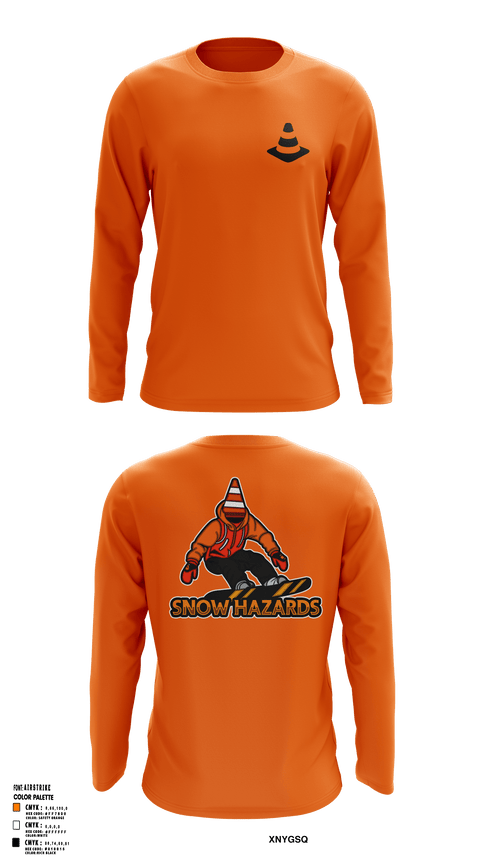 Long Sleeve Performance Shirt, Hazardous, , Teamtime, Team time, sublimation, custom sports apparel, team uniforms, spirit wear, spiritwear, sports uniforms, custom shirts, team store, custom team store, fundraiser sports, apparel fundraiser