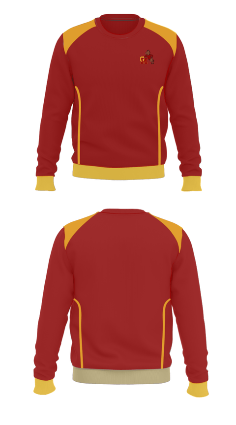 Crew Neck Sweatshirt, Governor Mifflin High School Basketball, Women's Basketball, Teamtime, Team time, sublimation, custom sports apparel, team uniforms, spirit wear, spiritwear, sports uniforms, custom shirts, team store, custom team store, fundraiser sports, apparel fundraiser