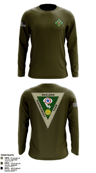 Long Sleeve Performance Shirt, , Army, Teamtime, Team time, sublimation, custom sports apparel, team uniforms, spirit wear, spiritwear, sports uniforms, custom shirts, team store, custom team store, fundraiser sports, apparel fundraiser
