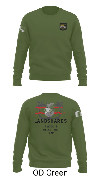 Crew Neck Sweatshirt, , National Guard, Teamtime, Team time, sublimation, custom sports apparel, team uniforms, spirit wear, spiritwear, sports uniforms, custom shirts, team store, custom team store, fundraiser sports, apparel fundraiser