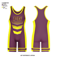 Fort Gratiot Middle School Wrestling 84707959 Wrestling Singlet - 1