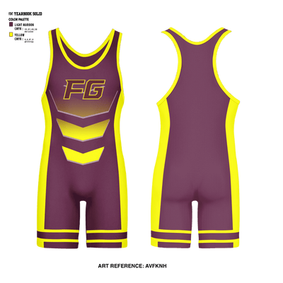 Fort Gratiot Middle School Wrestling 84707959 Wrestling Singlet - 1