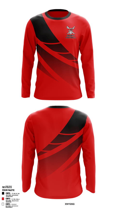 Long Sleeve Performance Shirt, Pirates, Football, Teamtime, Team time, sublimation, custom sports apparel, team uniforms, spirit wear, spiritwear, sports uniforms, custom shirts, team store, custom team store, fundraiser sports, apparel fundraiser