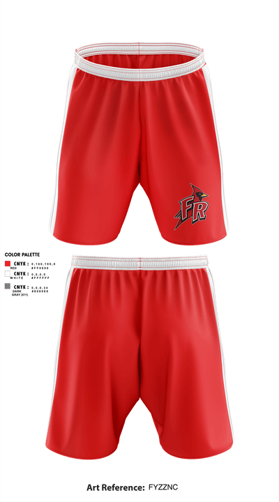 Front Royal Cardinals Baseball 91934086 Athletic Shorts With Pockets - 2