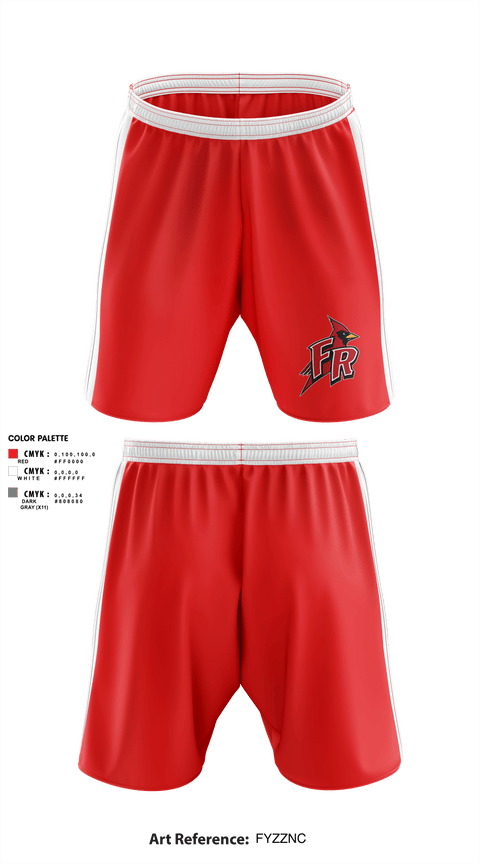 Athletic Shorts With Pockets, Front Royal Cardinals Baseball, Baseball, Teamtime, Team time, sublimation, custom sports apparel, team uniforms, spirit wear, spiritwear, sports uniforms, custom shirts, team store, custom team store, fundraiser sports, apparel fundraiser