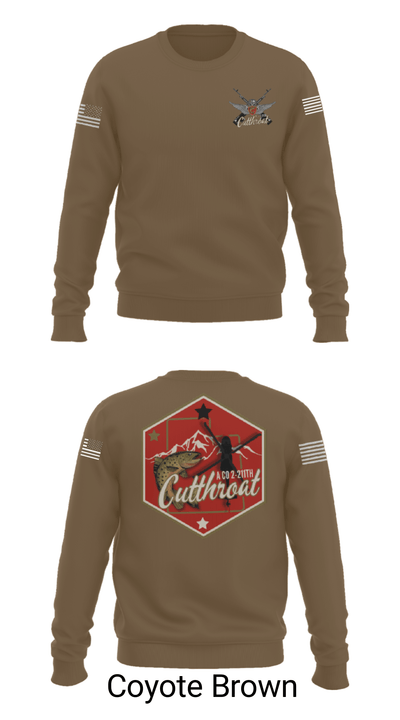 A Co. 2-211th GSAB 21328090 Crew Neck Sweatshirt - 8