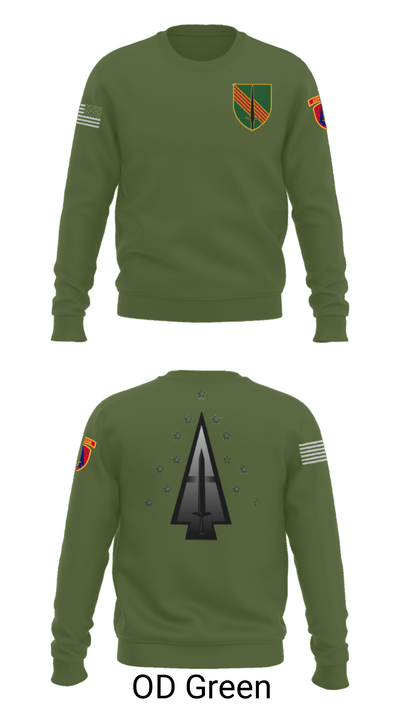 A Co, 1st BN, 4SFAB 88998967 Crew Neck Sweatshirt - 10