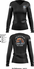 MSU Toledo 42341153 Women's Long Sleeve V-neck Shirt - 2