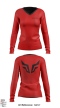 SKINNIBEAST 36402253 Women's Long Sleeve V-neck Shirt - 1