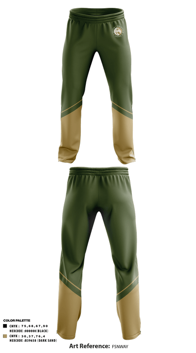 Faith Christian School Track 8170365 Sweatpants - 1