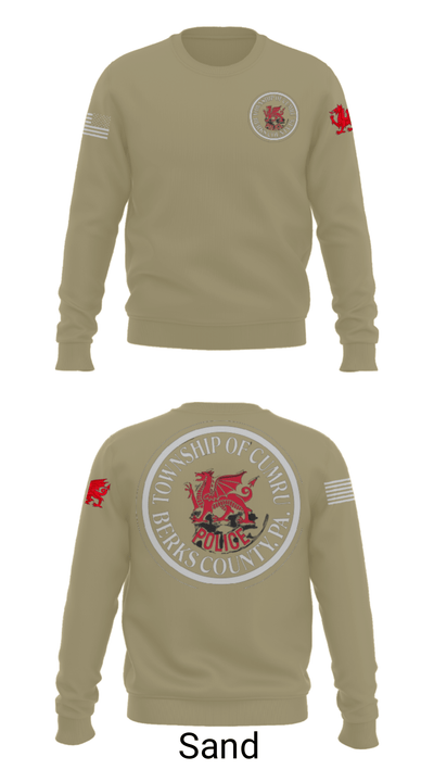 Cumru Township Police Department 51798017 Crew Neck Sweatshirt - 12