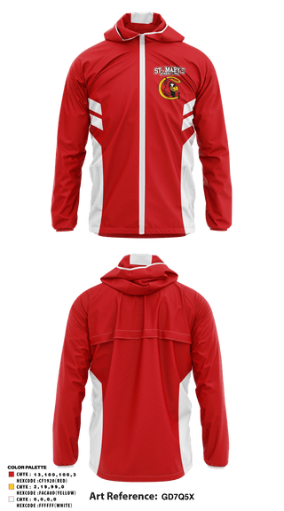 Windbreaker, Saint Mary's High School Wrestling, Wrestling, Teamtime, Team time, sublimation, custom sports apparel, team uniforms, spirit wear, spiritwear, sports uniforms, custom shirts, team store, custom team store, fundraiser sports, apparel fundraiser